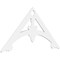 Ekena Millwork Pitch Sellek Architectural Grade PVC Gable Pediment, 60"W x 30"H x 1"P (12/12) GPP060X030X100SLK - alternate 1